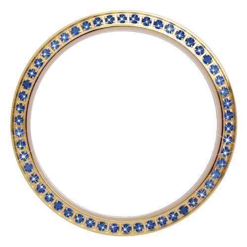 Christina Design London Collect Forgyldt Top Ring med 54 Blå Safirer